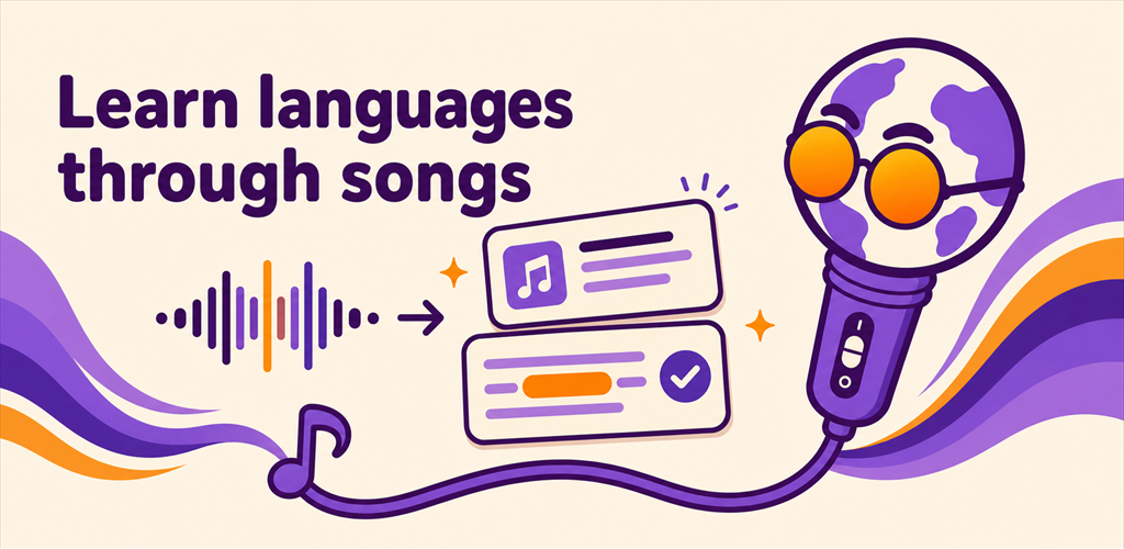 Singdu promotional artwork with Dub and app screens